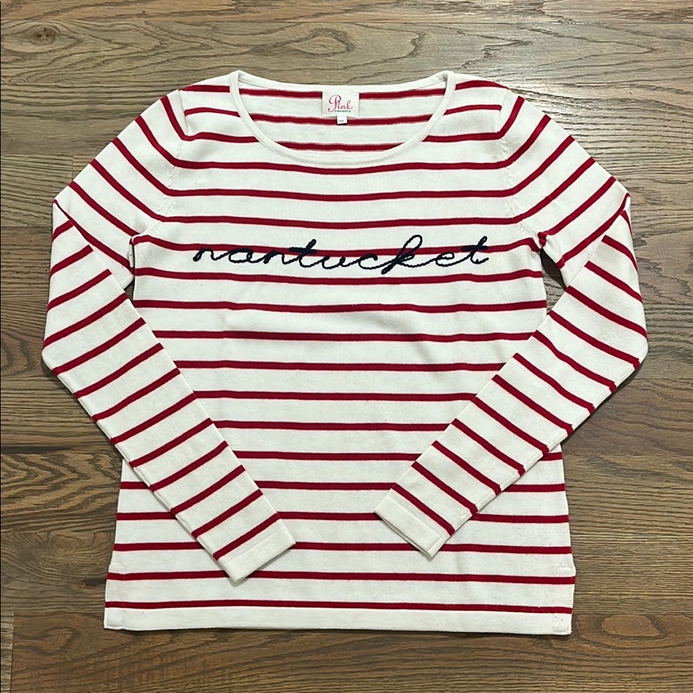 Pink Pineapple “Nantucket” Sweater XS GUC